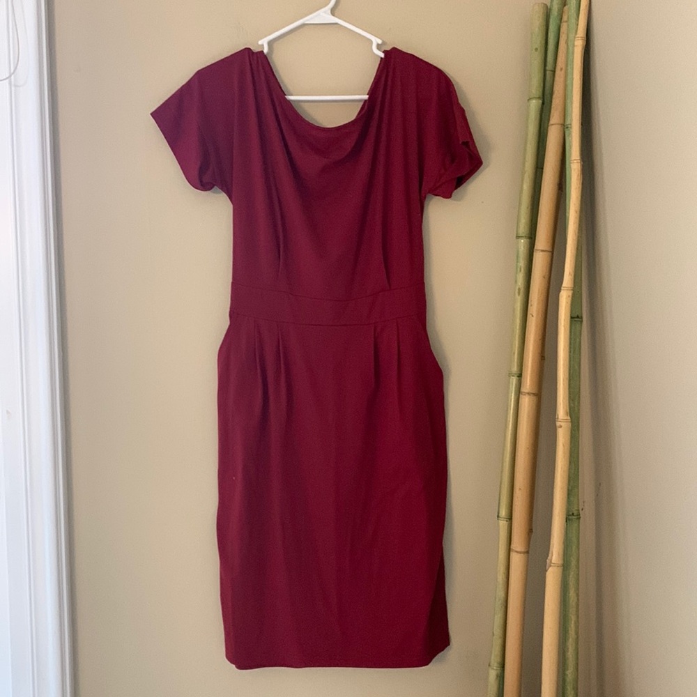 Burgundy Dress